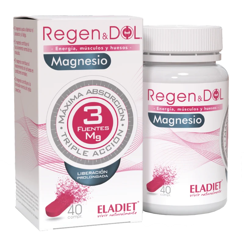 RegenDol Magnesio · Eladiet · 40 comprimidos
