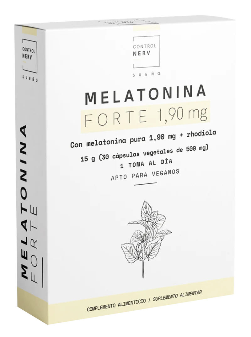 Melatonina Forte 1,90 mg · Herbora · 30 cápsulas