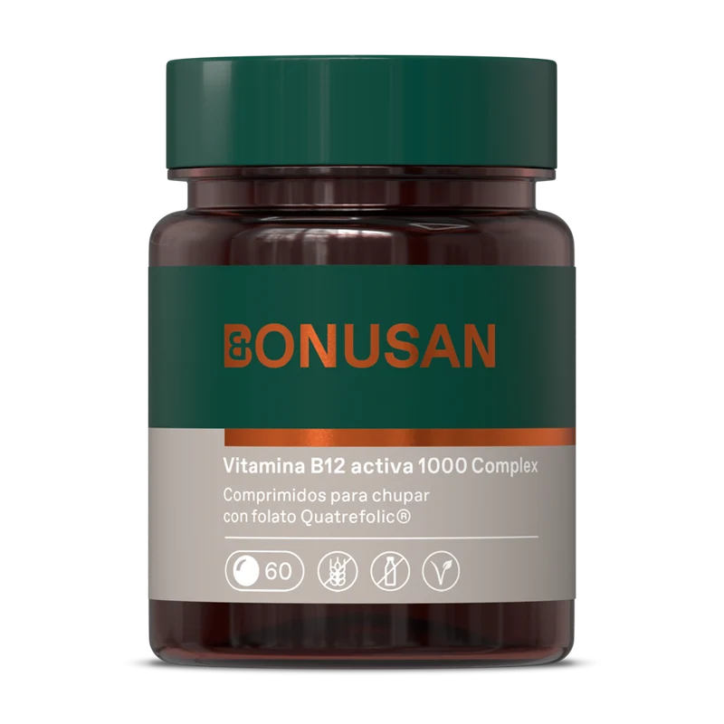 Vitamina B12 Activa 1000 Complex · Bonusan · 60 comprimidos