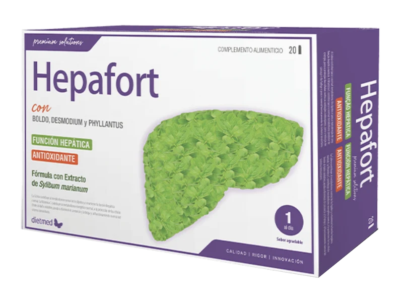 Hepafort · Dietmed · 20 ampollas