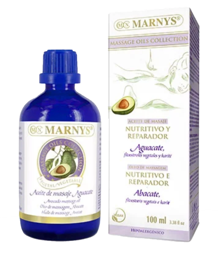 Aceite de Masaje de Aguacate · Marnys · 100 ml
