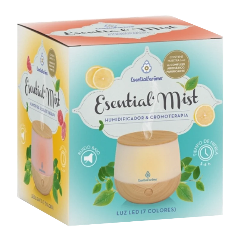 Humidificador Esential'Mist Cromoterapia · Esential'Aroms