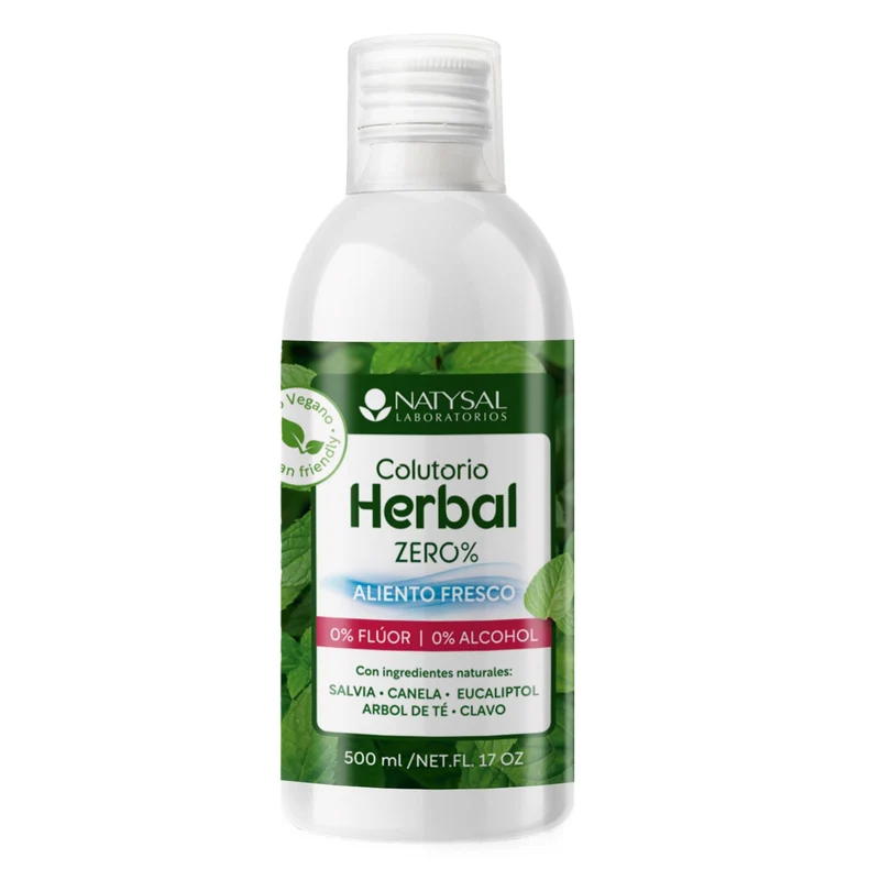 Colutorio Bucal Herbal Zero · Natysal · 500 ml