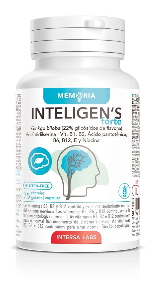 Inteligen's Forte · Dietéticos Intersa · 75 cápsulas