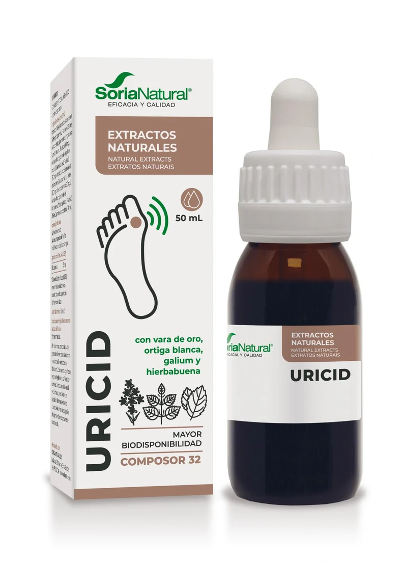 Composor 32 - Uricid Complex XXI · Soria Natural · 50 ml