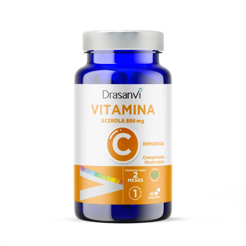 Vitamina C - Acerola · Drasanvi · 60 comprimidos masticables