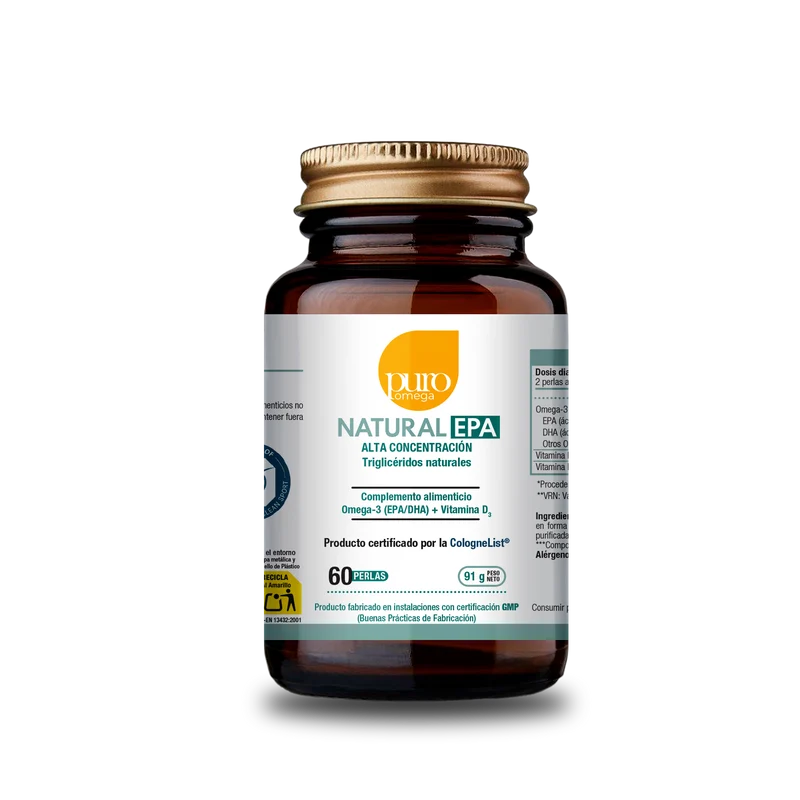 Natural EPA - Máxima Absorción · Puro Omega · 60 Perlas