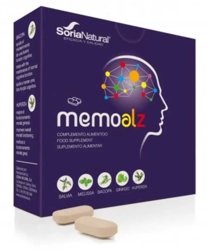 Memoalz · Soria Natural · 60 comprimidos [Caducidad 02/2027]