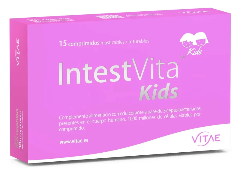 IntestVita Kids · Vitae · 15 comprimidos [Caducidad 02/2027]