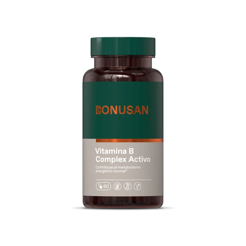 Vitamina B Complex Activo · Bonusan · 60 cápsulas