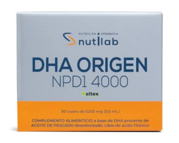DHA Origen NPD1 4.000 mg · Nutilab · 30 viales