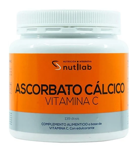 Ascorbato Cálcico - Vitamina C · Nutilab · 250 gramos