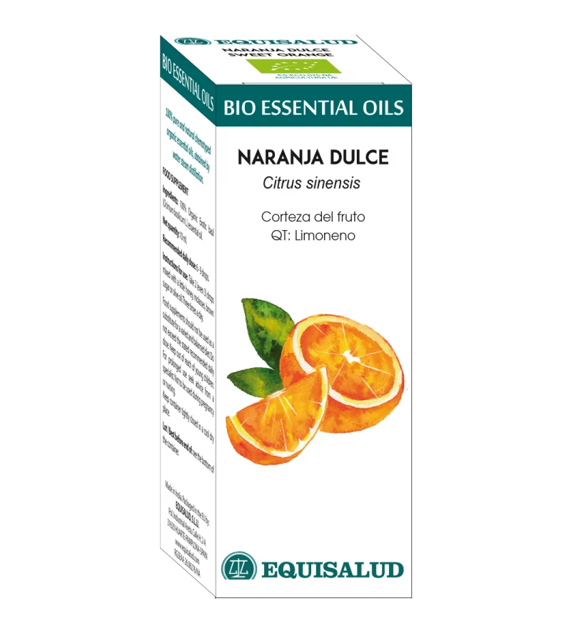 Bio Essential Oil Naranja Dulce · Equisalud · 10 ml