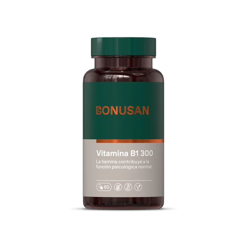 Vitamina B1 300 mg · Bonusan · 60 cápsulas