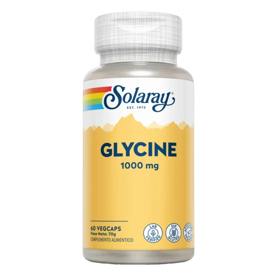 Glicina 1.000 mg · Solaray · 60 cápsulas
