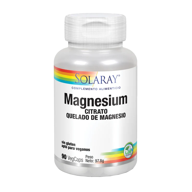 Magnesio · Solaray · 90 cápsulas