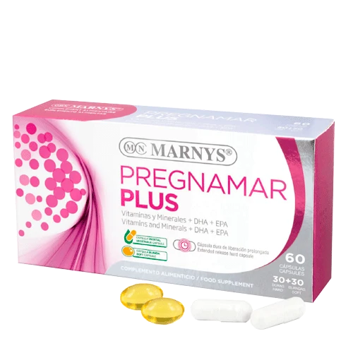 Pregnamar Plus · Marnys · 30 perlas + 30 cápsulas