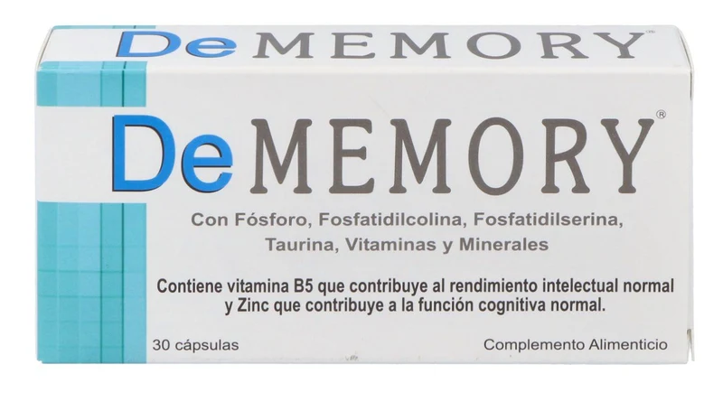 DeMemory · Pharma OTC · 30 cápsulas [Caducidad 12/2026]
