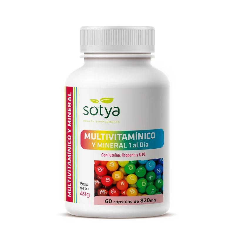 Multivitamínico y Mineral 1 al día · Sotya · 60 cápsulas
