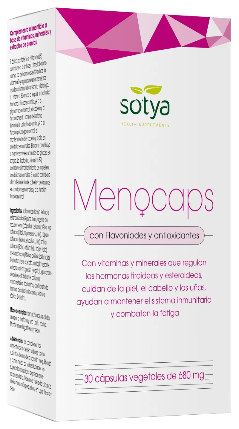 Menocaps · Sotya · 30 cápsulas
