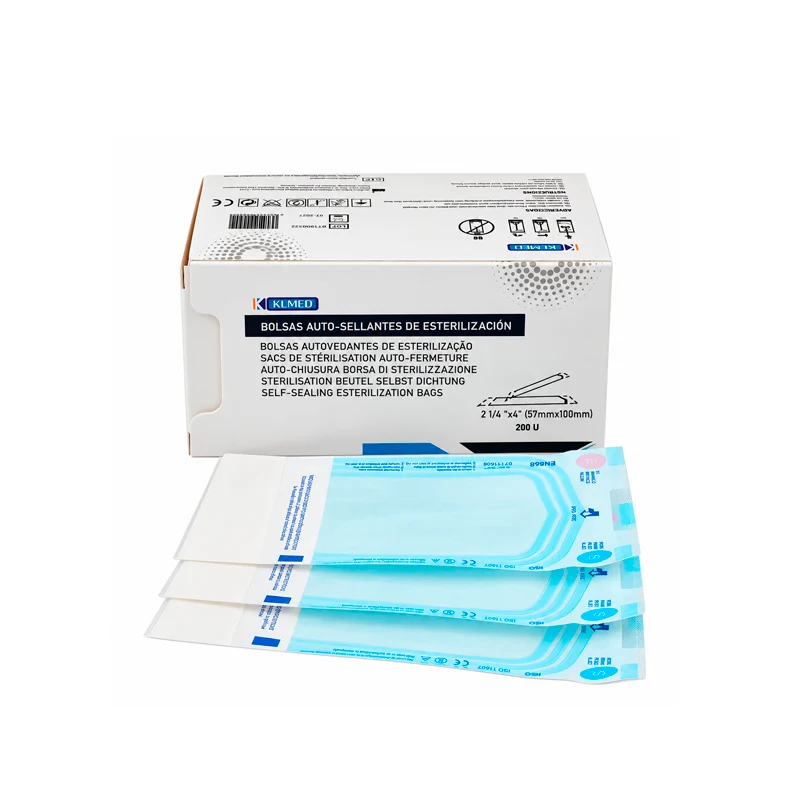 Caja de 200 Bolsas para esterilizar autosellante - varias opciones