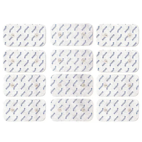 Elektroden 10x5cm - 12 Stück - passend zu Compex - 3,75mm Druckknopf
