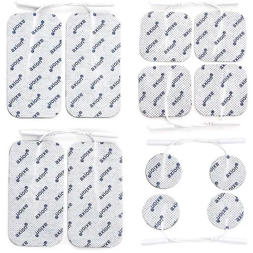 Elektroden Kombi-Set - 12 Stück - passend zu axion, Prorelax, Promed - 2mm Steckanschluss