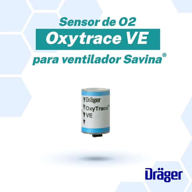 Sensor de O2 Oxytrace VE para ventilador Savina®