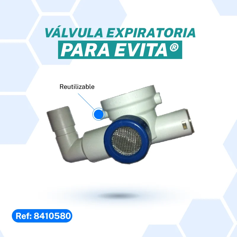 Válvula espiratoria para Evita® reutilizable