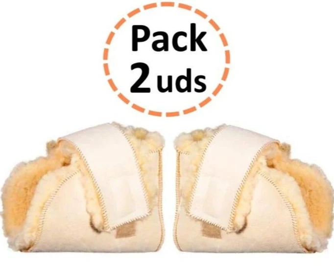 Patucos Antiescaras Lambskin Premium Par Izquierdo y Derecho