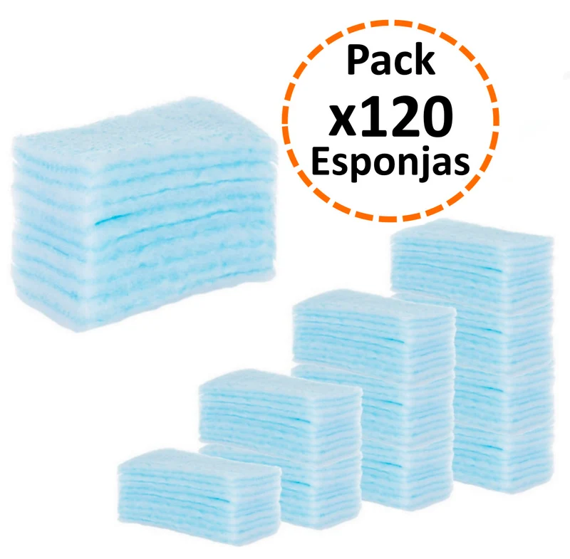 Esponjas Jabonosas Desechables Caja 120 Unidades
