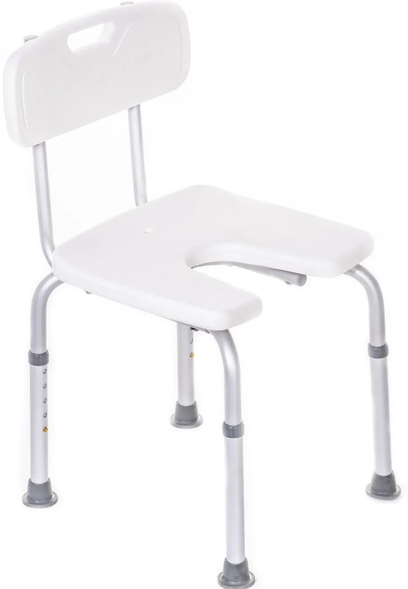 Silla de Ducha Forma U Acceso Higiénico