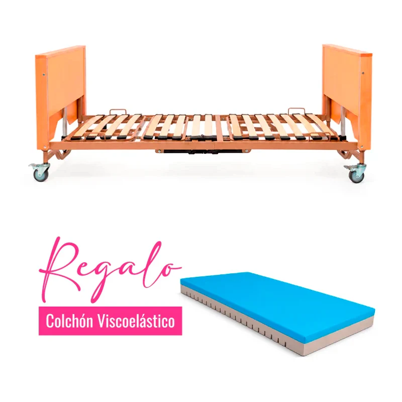 Cama Electrónica ANTARES con lamas de madera - ÚLTIMAS UNIDADES