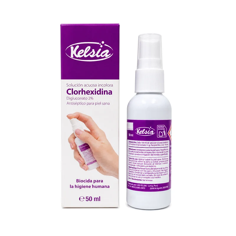 Clorhexidina acuosa incolora 50 ml