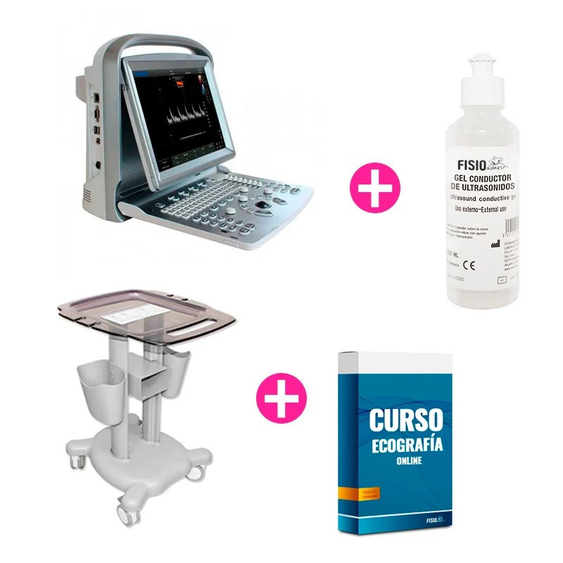Pack Ecógrafo Chison Eco6 + Carro + Gel conductor + Curso de ecografía