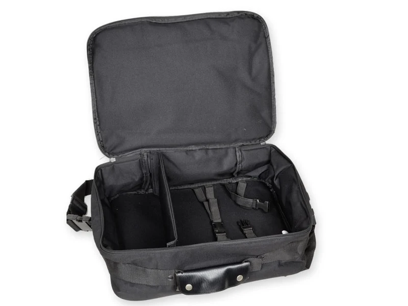 Bolsa de transporte - Nailon negro para ECG y diaterm.