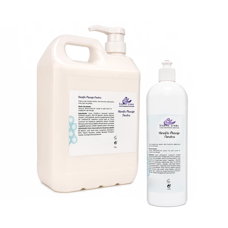 Crema Masaje Neutra 5 kg con dosificador + REGALO Crema Masaje Neutra 1 Litro