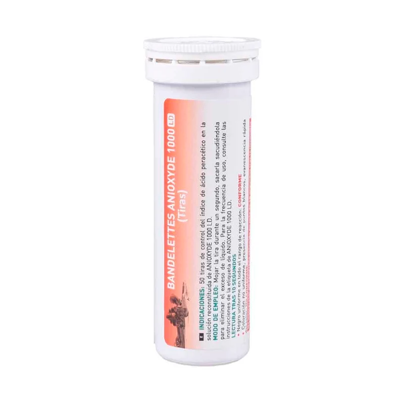 Tiras control Anioxyde 1000LD - 50 unidades