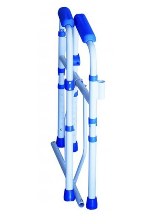 Silla WC con Tapa y Reposabrazos - Plegable