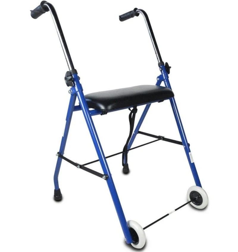 Andador Ortopédico Plegable con Asiento Acolchado