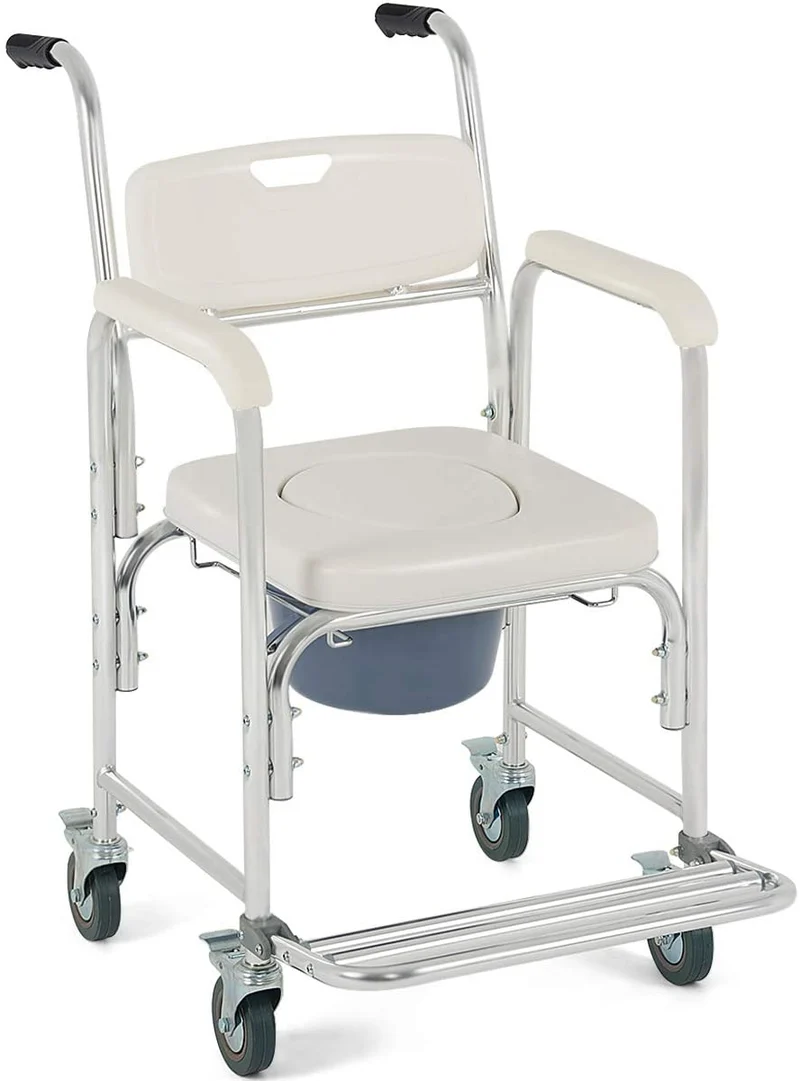 Silla Ducha WC con Pies Abatibles