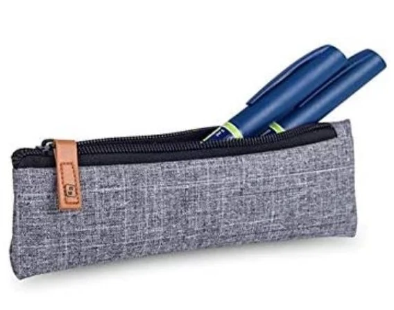 Estuche Isotérmico de Mano para Diabetes - Gris Bitono