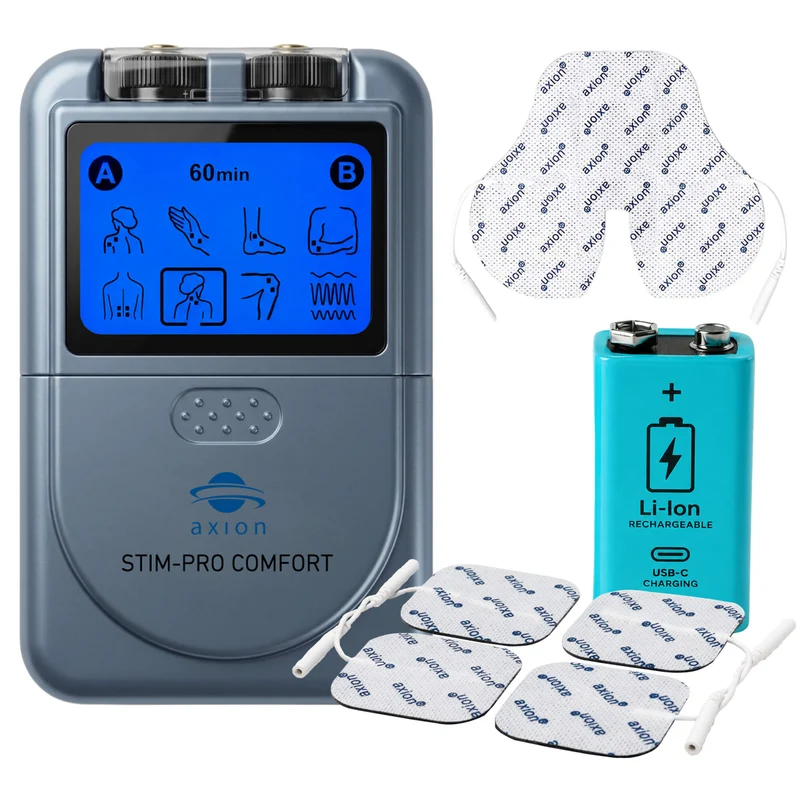 STIM-PRO Comfort+ Variante | 9V Akku | Nacken Elektrode