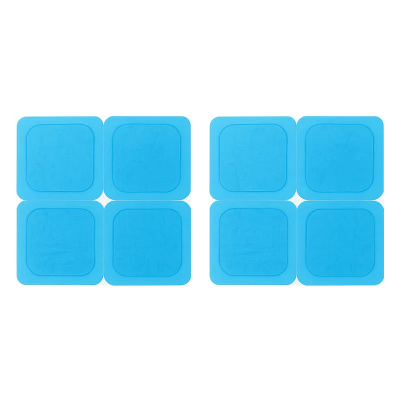8 selbsthaftende Gel Pads für Dauerelektroden 45 x 45 mm