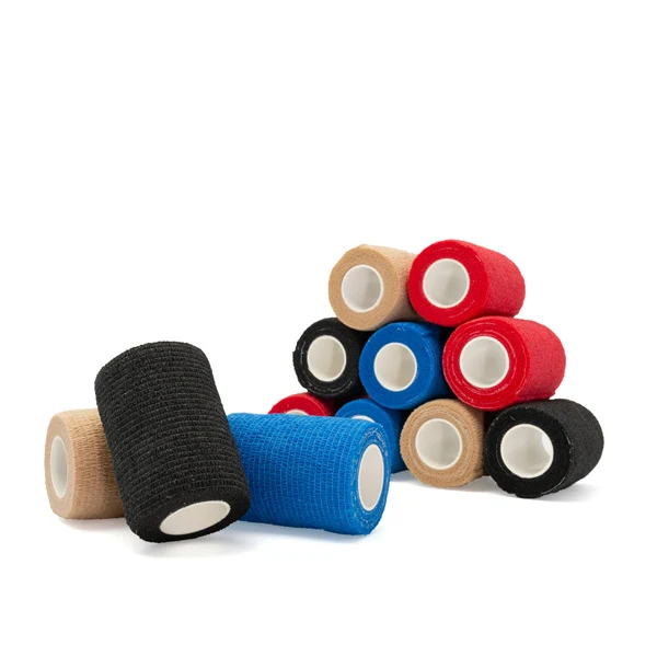 Haftbandage 7,5 cm Breite - 12 Rollen - Mix-Set in 4 Farben