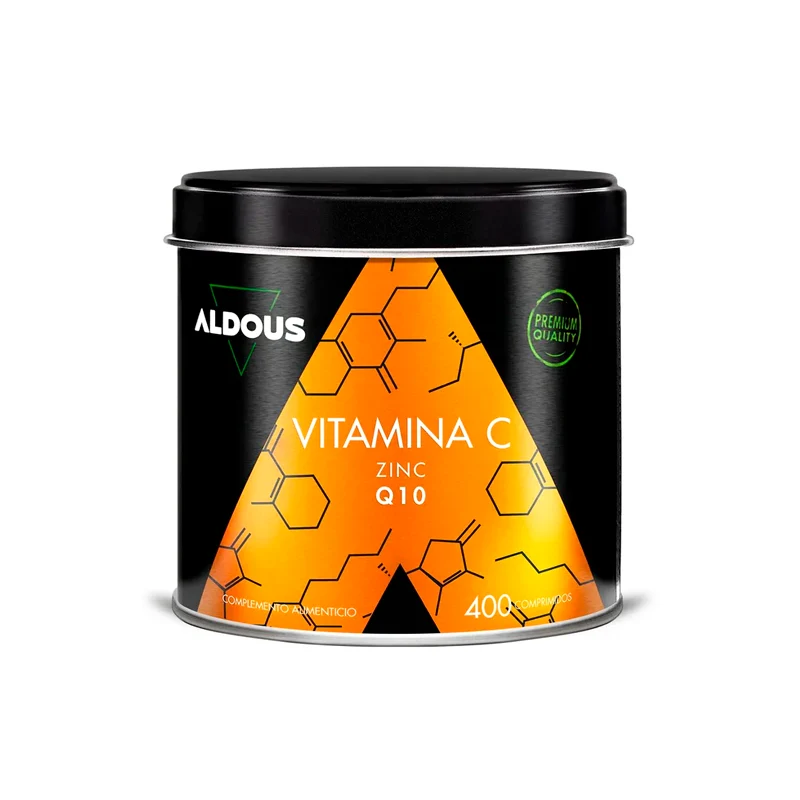 Vitamina C con Zinc y Coenzima Q10 - 400 comprimidos
