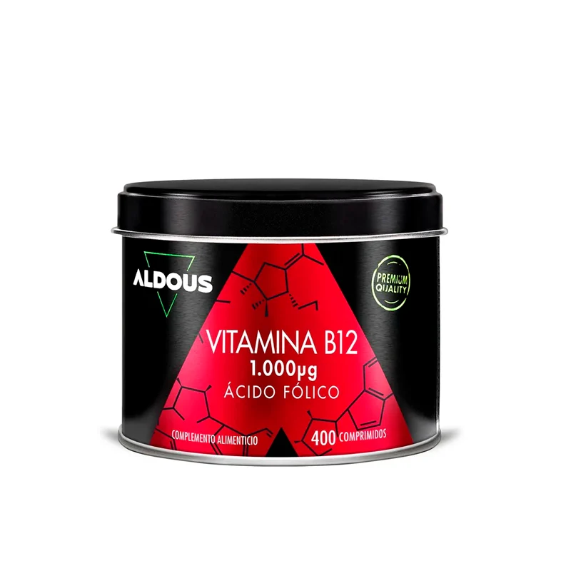 Vitamina B12 con Ácido Fólico - 400 comprimidos