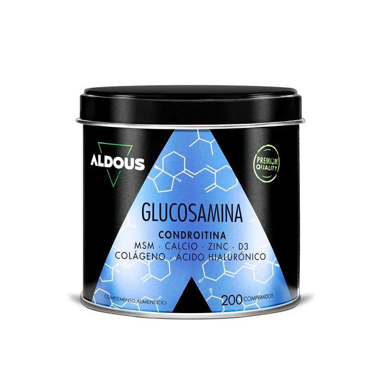 Glucosamina con Condroitina, MSM, Vitaminas y Minerales - 200 comprimidos