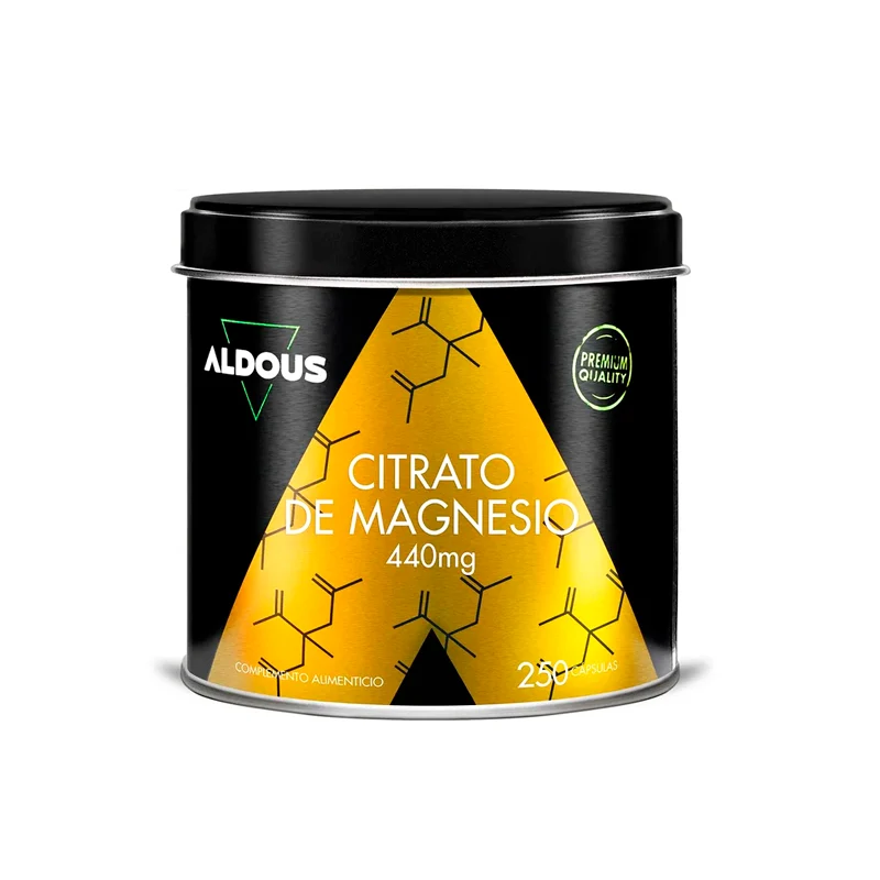 Citrato de Magnesio Puro - 250 cápsulas
