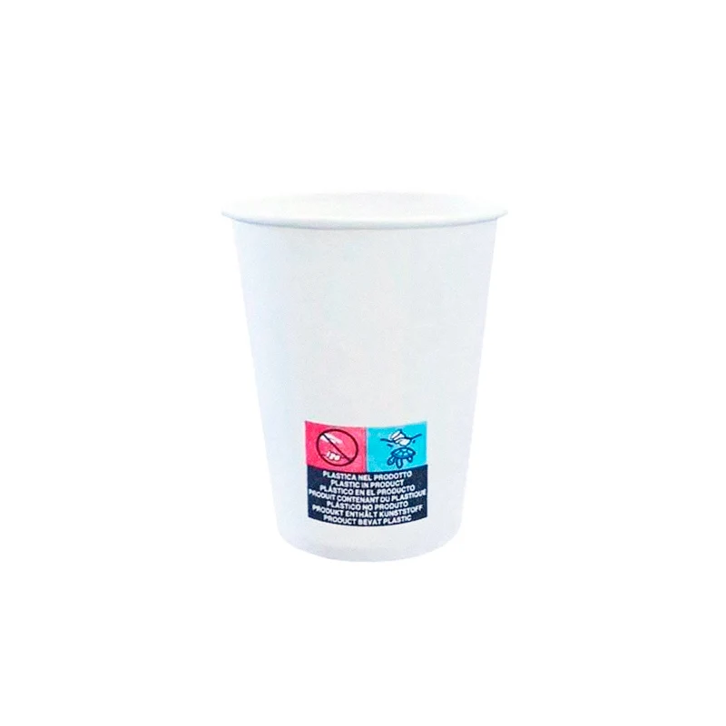 Vaso papel blanco 180ml - 50 unidades